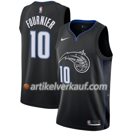NBA Orlando Magic Trikot Evan Fournier 10 2018-19 Nike City Edition Schwarz Swingman - Herren